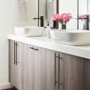 Amerock Bar Pulls 10-1/16 inch (256 mm) Center to Center Matte Black Cabinet Pull, BP40519MB
