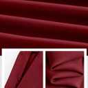 PRETTYGARDEN Womens Spring Wide Leg Dress Pants Business Casual Work High Waist Baggy Tie Trousers Pleated Palazzo Slacks (Red, XXL)