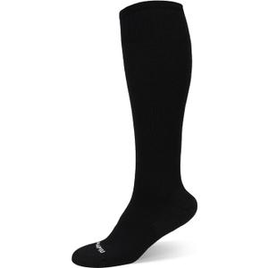 HAPIU Merino Wool Soft Compression Socks for Women & Men, 15-20 mmHg, Plus Size Knee High Stocking for Nurses, Pregnancy, Travel, Flight, S/M