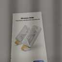 Wireless HDMI Transmitter and 2 Receivers, HDMI Wireless Dual Display Extender Kit Sync to 2 Screens, 5G/328FT/1080P Plug & Play for Simultaneous Audio/Video on TVs/Projectors/Monitors