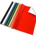 Tenceur 6 Rolls Bulletin Board Paper 24 Inch x 33 ft Colored Craft Fade Resistant Paper Roll Bulk for Drawing Painting Classroom Decor(Boho Color)