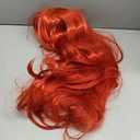 Akstore 28 inch Fashion Wigs Long Wavy Curly Hair Cosplay Wig (Red)