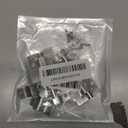 INBOF 2 Pack Slide Lock, 3 Inch Barrel Bolt Latch, Door Latch Lock with 12 Screws, Stainless Steel Slide Locks for Inside Door