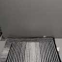 BSICPRO Bathroom Rugs and Mats Sets, 2 Piece Thick Absorbent Chenille Bath Mat Set Non Slip, Soft Shaggy Bath Room Floor Mats , Machine Washable (20" x 32" Plus 16" x 24", Black)