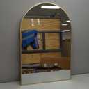 Arched Wall Mirror for Bathroom,Mirrors for Wall,24''x36'',Vanity Mirror for Bedroom Dresser, Entryway, Living Room, Metal Frame (36''x24'',Gold)