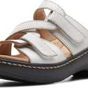 Clarks Women's Merliah Coral Heeled Sandal (9 Narrow, White)