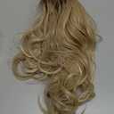 Ash Blonde Lace Front Wig 13x4 Pre Plucked Highlight Body Wave Synthetic Lace Front Wig for Women Heat Resistant Hair 22 Inch Daily Use