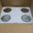 Half Gallon Large Glass Jars with Lids, Airtight Storage Clear Containers for Kitchen, Laundry Room and Pantry Food Organization, Set of 4