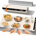 Food Warming Mat with Heat-Resistant Pad, 26X15 Inch, 6-Level Temp 6-Hour Timer, Child Lock Safety,Food Warmer Chafing Dishes for Buffet