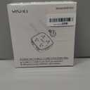 Yishu 6 Ft Surge Protector Power Strip - 8 Widely Outlets with 4 USB Ports, 3 Side Outlet Extender with 6 Feet Extension Cord, Flat Plug, Wall Mount, Desk USB Charging Station, ETL, White