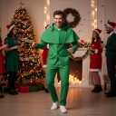 Dr Green Costume Adult Men Halloween Superhero Cosplay Green Suit Men Fancy Dress for Halloween Party (S)