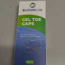 Small Toe Protectors Soft Gel Silicone Toe Caps for Pain Relief, Corns, Ingrown Toenails 6-Pack Bandages for Men & Women, Set of 2