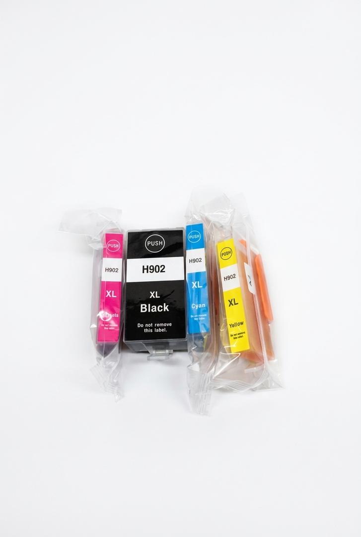 INK CARTRIDGE Ink cartridge with high page output, 902XL, 4 pack