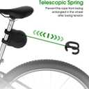 Bicycle Tow Rope,Retractable Bike Tow Strap with Hooks,Bicycle Traction Rope for Kids,Mountain Bike & Cycling Parent-Child Pull Strap,Outdoor Bike Trailer Cord Pull Behind Attachment