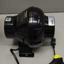 VIVOSUN D4 4 Inch 195 CFM Inline Duct Ventilation Fan HVAC Vent Blower for Hydroponics Grow Tent