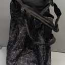 Rolling Shopping Bag, Small Shopping Cart with Wheels,Collapsible Portable Waterproof Tote for Market & Grocery RunsGift for Women & Seniors(Black&Expandable Bag)