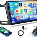 4Core+64G ROM Car Radio for Toyota RAV4 2013-2018: Wireless Carplay&Android Auto for RAV4 Stereo Upgrade with 10.1 Inch 1280 * 800 Touch Screen 5G WiFi Backup Camera GPS Bluetooth FM SWC DSP HiFi
