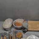 Astercook Sourdough Starter Kit with Round & Oval Banneton Bread Proofing Basket, Bread Sling, Starter Jar, Dough Whisk, Scrapers, Stencils, Cooling Rack & Bag Complete Sourdough Bread Baking Supplies