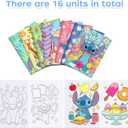 16 Pcs Cute Coloring Book, Cartoon Adult Coloring Books, DIY Graffiti Activity The Perfect Choice for Party Engagement