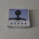 SWEETFULL Baby Stroller Fan - 4000mAh Rechargeable 4-Speed Quiet with LED Display & Night Light, Mini Portable 360 Clip On Safe Fan for Car Seat, Crib, Travel - Brown