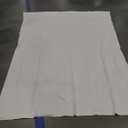 2 Pillow cases: 30" x 20"; white bag: 14" x 14"; White sheet: 106" x 80"; Fitted sheet: 55" x 80"