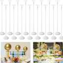 Balloon Stick Holder 16 Pack Balloon Stand with Base Balloon Column for Table Decorations for Wedding Birthday Baby Shower Any Party Balloon Accessories