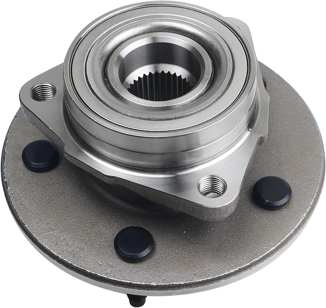 KUSATEC 515017 Front Wheel Bearing and Hub Assembly Compatible with Ford F-150 1997 1998 1999 2000, 5 Lug Bolts without ABS
