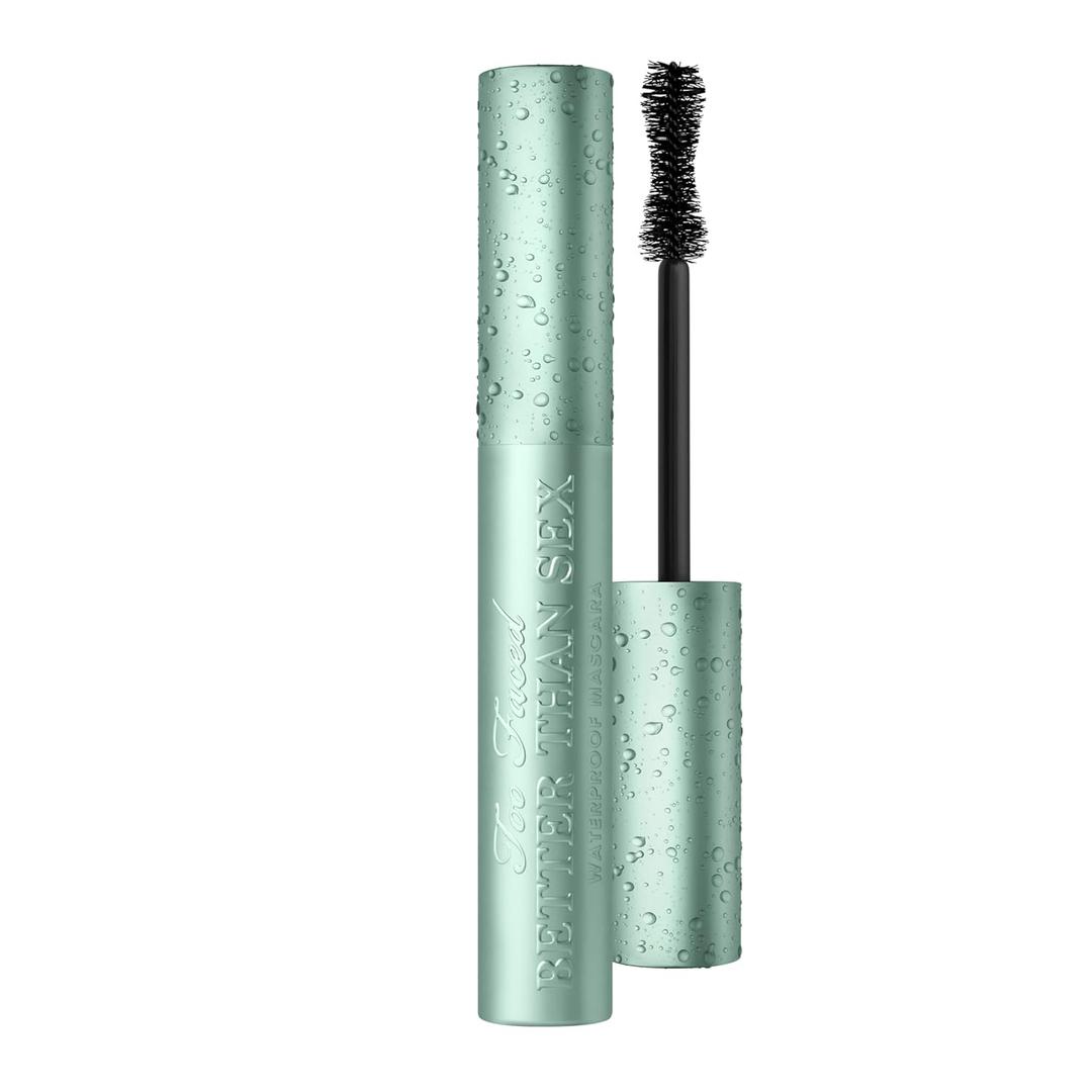 Too Faced Better Than Sex Waterproof Mascara |High-Performance Volume + Length with Unique Peptides