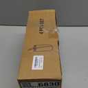 Drinking Glasses with Bamboo Lids and Glass Straw 4pcs Set - 16oz Glass Cups, Iced Coffee Glasses, Cute iced Tea Glasses, Beer Glasses, Ideal for Coffee Bar Accessories, Aesthetic Gift - 2 Brushes