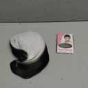 Black and White Bob Wig With Bangs Cruella Deville Costume for Women Cosplay Short White and Black Bob Wigs Straight Bob Bangs Wig 10 Inch Natural Looking For Daily Party Use