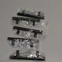 homdiy Black Cabinet Handles  6 Pack 3inch Hole Center Kitchen Drawer Pulls and Knobs Stainless Steel Cabinet Hardware for Bathroom, Cupboard