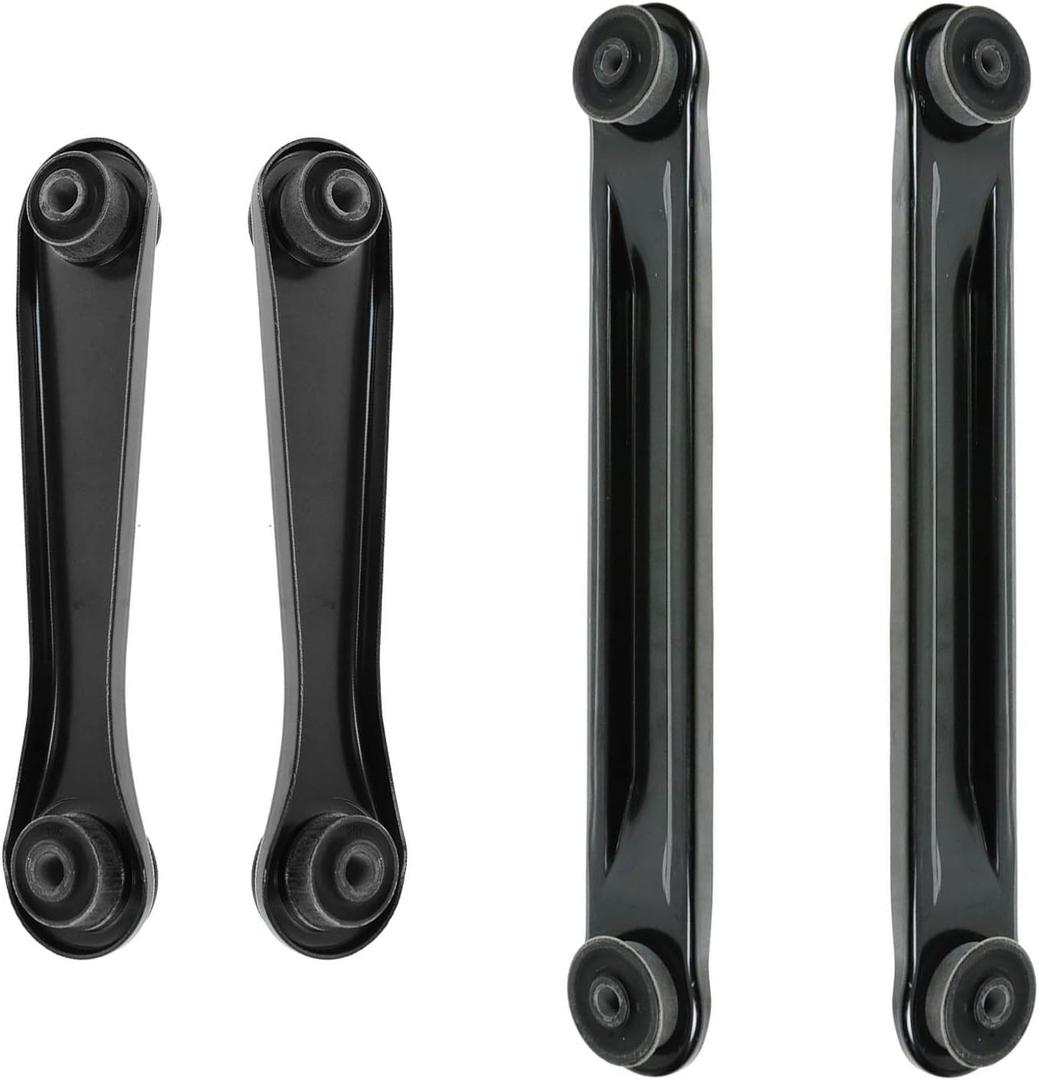 TRQ Rear Control Arm Set Compatible with 1998-2011 Ford Crown Victoria Lincoln Town Car Mercury Grand Marquis