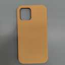 Vooii Compatible with iPhone 12 Case/iPhone 12 Pro Case, Liquid Silicone Upgrade [Soft Anti-Scratch Microfiber Lining] [Shockproof Drop Protection] Phone Case 6.1 inch - Cantaloupe