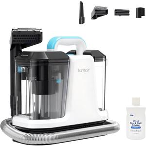 Upholstery Cleaner Machine & Carpet Cleaner | Portable Spot Cleaner with Strong Suction and Scrubbing Brush for Pet Stains, Spills on Couches, Rugs, Mattresses, Car Interiors (Standard Edition)