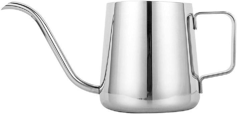 Gooseneck Coffee Kettle 20oz/600ml with Flow Control - Stainless Steel Pour Over Kettle for Specialty Coffee & Tea, Ergonomic Handle, Durable 304 Metal