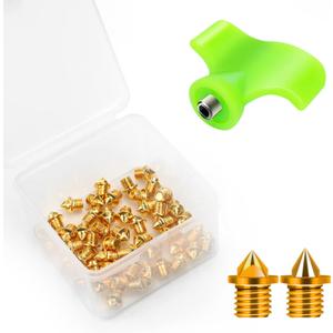 50 Pcs Track Spikes, 1/8in & 3/16in & 1/4in & 3/8in & 1/2in Steel Track Shoe Spikes Replacements wiht Spike Wrench for Sports Running Track Shoes