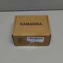 KAMANINA Replacement Finials for 1 or 7/8 Inch Curtain rods, Twisted Cage, M6 Screw Rod Finials, Black, 2pcs