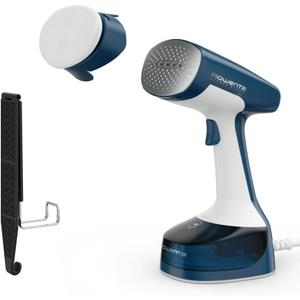 Rowenta, Steamer for Clothes, X-Cel Easy Steam Handheld Steamer, 15 Second Heatup, 5 Ounce Capacity, 1400 Watts, Portable, Ironing, Travel Must Have, Blue Clothes Steamer, DR7130