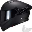 Modular Motorcycle Helmet Dual Visor Flip Up Full Face Helmets FF808 DOT Approved for Adults Men Women