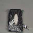 Sun Visor Tissue Holder, Zipper Napkin Holder, PU Leather Backseat Tissue Case for Car, Vehicle (Black)