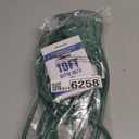 DEWENWILS 10 FT Outdoor Tri-Tap Extension Cord Splitter for Christmas, Weatherproof 16/3 SJTW Power Cable for Holiday Decoration and Outdoor Landscaping String Lights, ETL Listed, Pack of 2, Green