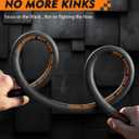 3/8" ID Pressure Washer Hose 100 ft, 4800 PSI Steel-Braided & Durable - Flexible & Kink-Resistant, Power Washer Hose with Swivel Quick Connect & M22-14mm Adapter, Hot/Cold Water Compatible