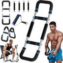 Twister Arm Trainer, Adjustable Chest Workout Equipment 40-130lb, Arm Trainer with 4 Spring, Chest Exerciser for Men, Detachable Power Bar Fitness Machine for Chest Clip Muscle