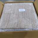 FRELISH DECOR Handwoven Jute Area Rug - 9x12 Feet Natural Yarn - Rustic Vintage Beige Braided Reversible Rectangular Rugs for Bedroom - Kitchen - Living Room - Farmhouse (9' x 12')