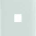 Legrand - OnQ 1 Port Single Gang Wall Plate, Ethernet Wall Plate, High-Impact Flame-Retardant Plastic, Screw-In Decorator Keystone Wall Plate, White, 10 Pack, WP3401WH10