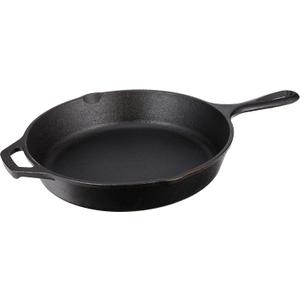 Lodge 8 Inch Pre-Seasoned Cast Iron Stamped Skillet - Signature Teardrop Handle - Use in the Oven, on the Stove, on the Grill, or Over a Campfire - Deer (10.25 inch)