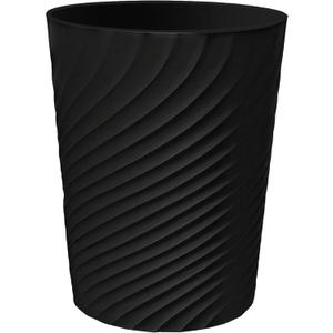 DAJITRE 1.8 Gallon Small Trash Can Wastebasket Recycling Bin Slim Profile for Compact Spaces Bathroom, Office, Bedroom, Kitchen (1.8 Gallon, Black) DAJITRE 1.8 Gallon Small Trash Can Wastebasket Recycling Bin Slim Profile for Compact Spaces Bathroom, Office, Bedroom, Kitchen (1.8 Gallon, Black)