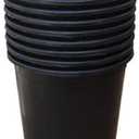 Nursery Pot 1 Gallon 1 Gal 2 Gal 3 Gal 5 Gal 7 Gal 10 Gal 15 Gal Nursery Container Injection Molded Pot Fit for Plants Soil Growers or Hydroponics (10,1 Gallon)