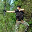 1 Pair Molle Hook for Saddle Hunting - Plastic Clips for Bow Storage, Climbing Sticks, and Tactical Gear with Easy Installation on Molle Platforms (Orange)