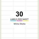 Printable Address Labels for Laser & Inkjet Printers Blank Mailing Labels 30 Labels per Sheet 2.625 x 1 Inch (3000/100 Sheets)